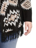 No Boundaries Juniors Plus Size Southwest Patterned Duster Cardigan, Sizes 1X-4X - Image 6