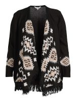 No Boundaries Juniors Plus Size Southwest Patterned Duster Cardigan, Sizes 1X-4X - Image 9
